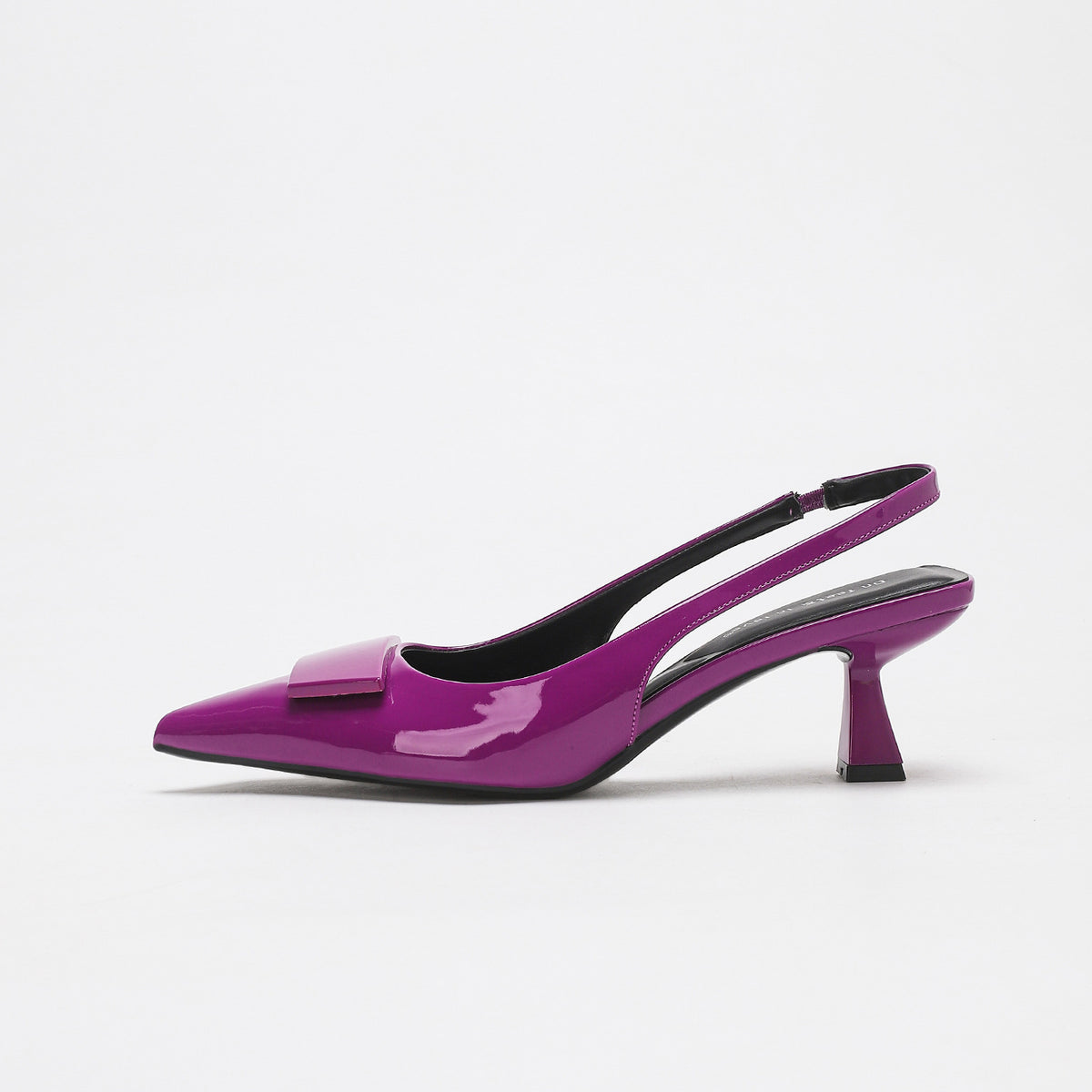 Cascia Folded Bow Low Heel Slingbacks