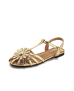 Pimlico Flower Trim Caged Flat Sandals