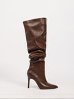 Onslow Slouched Knee High Stiletto Boots
