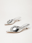 Nervi Pointed Peep Toe Backless Mules