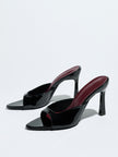 Mayfair Square Open Toe Stiletto Mules