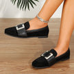 Thurloe Oversized Buckle Slip-On Loafers