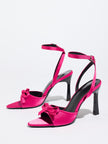 Gaillac Satin Bow Ankle Strap Sandals