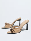 Auteuil Bow Pointed Toe Stiletto Mules