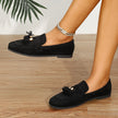 Auch Fringed Tassel Slip-On Loafer Flats