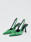 Bosquet Polka Dot Slingback Stiletto Heels