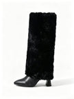Cassis Faux Fur Fold Over Knee High Boots