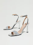Cadaques Glitter Band Square Toe Sandals